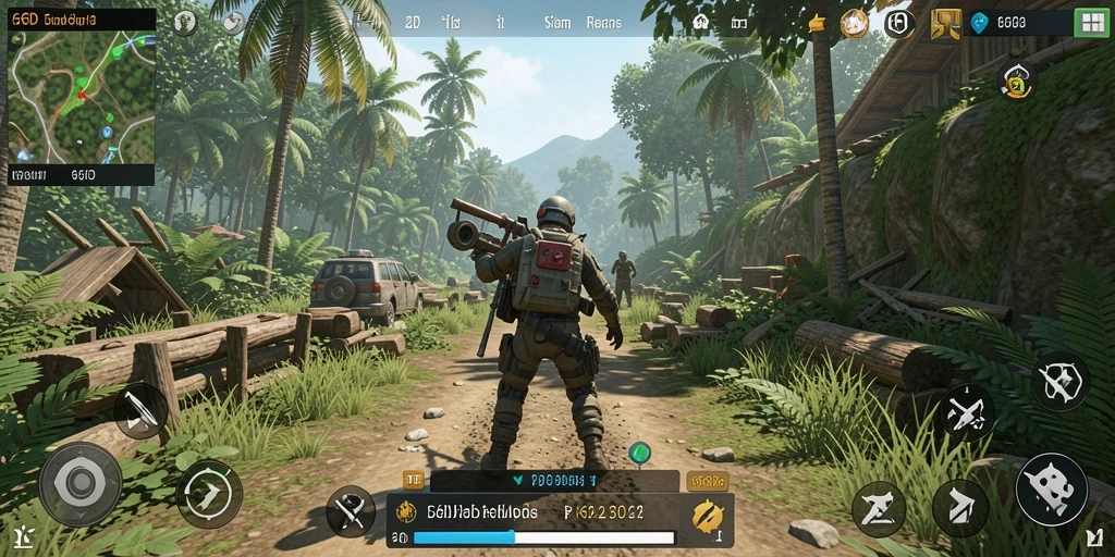 Tampilan menarik dan interaksi seru dalam gameplay 66D.