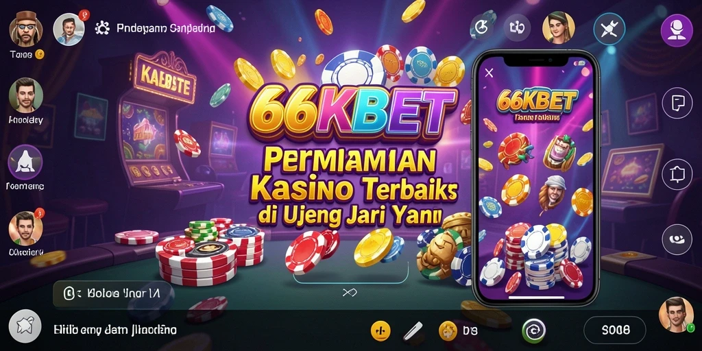 Tampilan menarik dari gameplay kasino 66KBET yang mendebarkan.