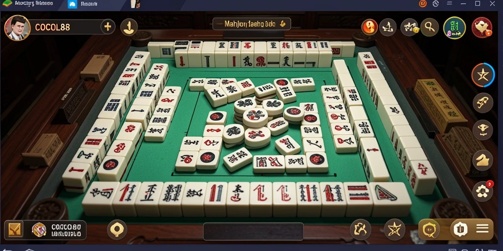 Menampilkan gameplay seru Mahjong di COCOL88.