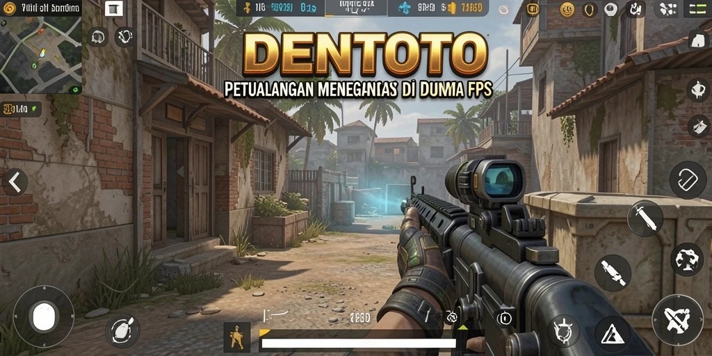 Tampilan gameplay DENTOTO yang menegangkan dan seru.