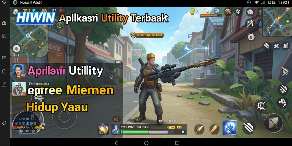 Tampilan antarmuka HIWIN yang sederhana dan fungsional.