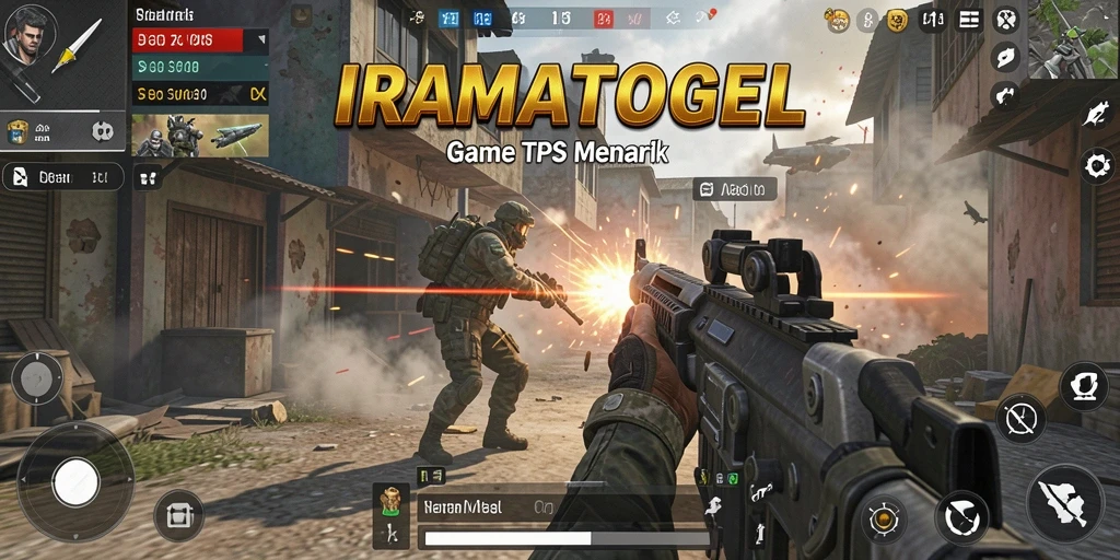 Tampilan gameplay IRAMATOGEL yang menarik di tengah peperangan.