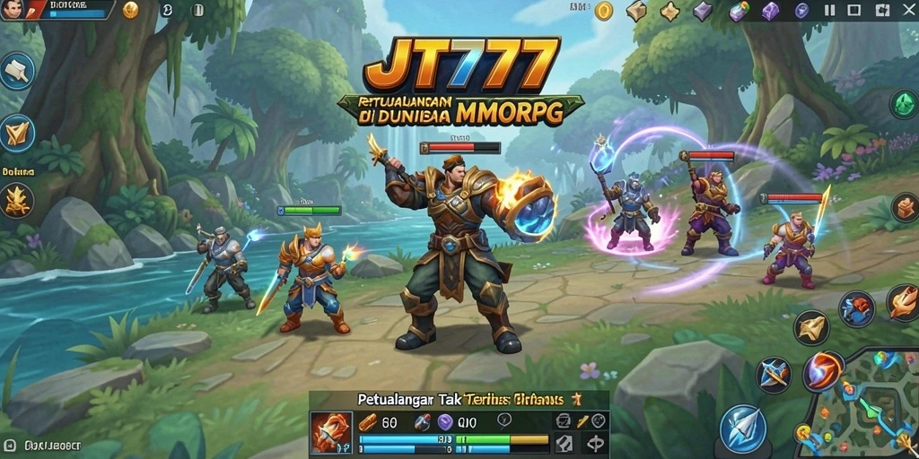 Tampilan utama gameplay JT777 yang menawan dan penuh aksi.