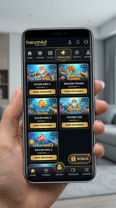 Screenshot proses unduh aplikasi di platform harum4d.